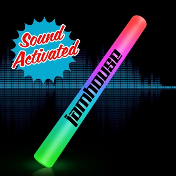 Main Product Image for Sound Activated Light Up Multicolor LED Cheer Stick