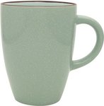 Speckled Taza Collection Mug - Light Green-dark Brown Halo