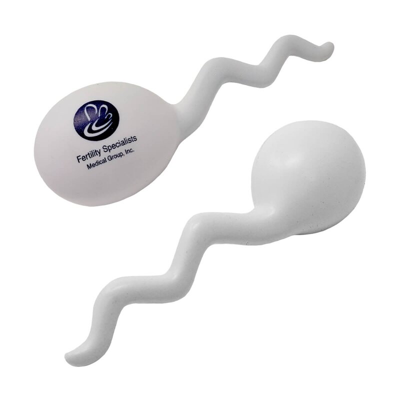 Main Product Image for Promotional Sperm Shaped Stress Relievers / Balls