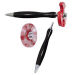 Spinner Pen - Black with Red
