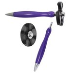 Spinner Pen - Purple With Black