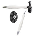 Spinner Pen - White with Black