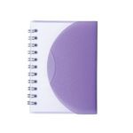 Spiral Curve Notebook - Translucnt Purpl