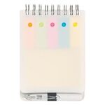 Spiral Jotter With Sticky Notes, Flags 