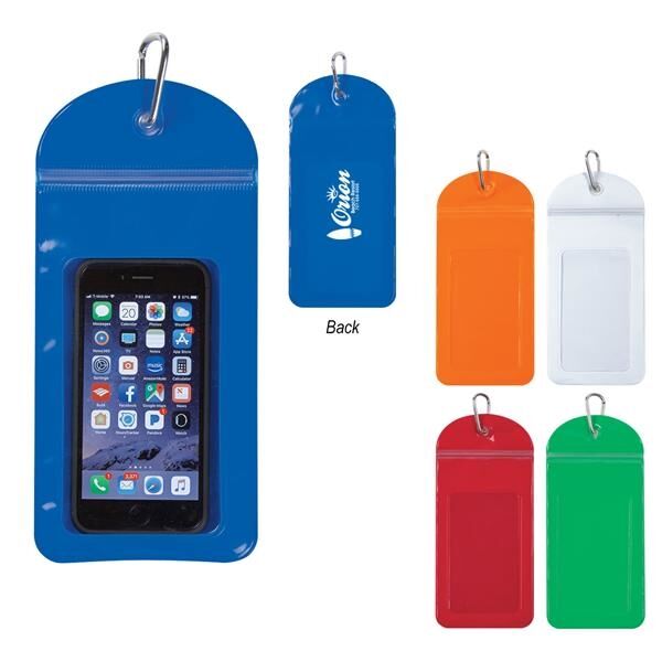 Main Product Image for Splash Proof Phone Pouch With Carabiner