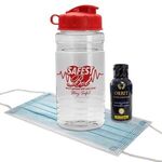 Sport Bottle With Hand Sanitizer And Mask -  