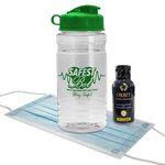 Sport Bottle With Hand Sanitizer And Mask -  