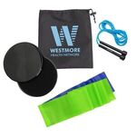 Sport  Fitness Gift Set - Medium Blue