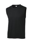 Sport-Tek Sleeveless PosiCharge Competitor Tee. - Black