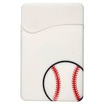 Sport Theme Silicone Pocket - White