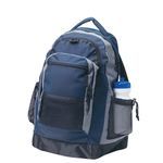 Sports Backpack - Navy With Grey