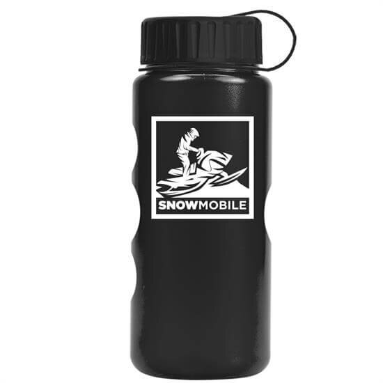 Main Product Image for Sports Bottle Metalike With Tethered Lid 22 Oz