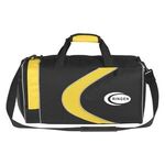 Sports Duffel Bag - Yellow With Black