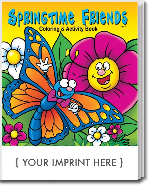 Main Product Image for Springtime Friends Coloring And Activity Book