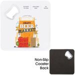 Buy Square Bottle Opener Coaster