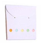 Square Deal Sticky Note Wallet - White