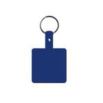 Square Flexible Key Tag - Blue