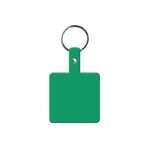 Square Flexible Key Tag - Green