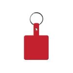 Square Flexible Key Tag - Red