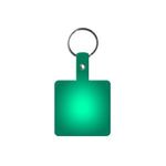 Square Flexible Key Tag - Translucent Green