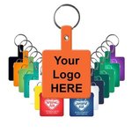 Buy USA Made Square Flexible Key Tag
