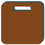 Square Sandwich Seat Cushion - 12" - Brown