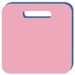 Square Sandwich Seat Cushion - 13.5" - Pink