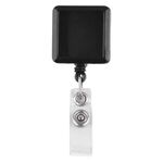 Square-Shaped Retractable Badge Holder -  