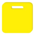 Square Weatherproof Seat Cushion - Yellow
