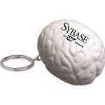 Squeezies® Brain Keyring Stress Reliever - Gray