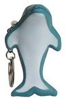 Squeezies Dolphin Keyring Stress Reliever - Blue-white