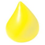 Squeezies® Droplet Stress Reliever - Yellow