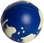 Squeezies Glow Earth Stress Reliever - Blue-white