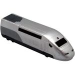 Squeezies® High Speed Rail Train Stress Reliever - Silver