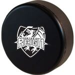 Squeezies® Hockey Puck Stress Reliever - Black