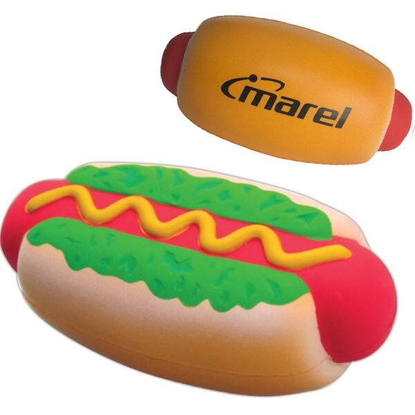 Main Product Image for Imprinted Squeezies Hot Dog Stress Reliever