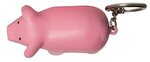 Squeezies Pig Keyring Stress Reliever - Pink