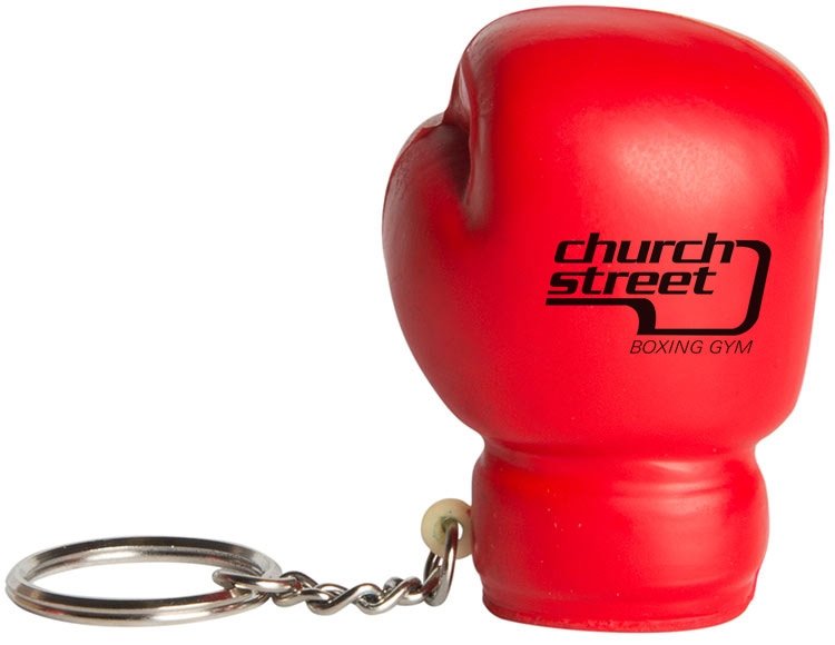 Main Product Image for Custom Squeezies (R) Boxing Glove Keyring Stress Reliever