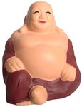 Squeezies(R) Buddha Stress Reliever - Tan-brown
