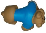 Squeezies(R) Bull Dog Stress Reliever - Brown-blue