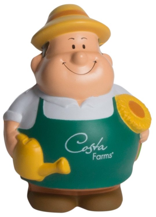 Main Product Image for Custom Squeezies (R) Gardener Bert Stress Reliever