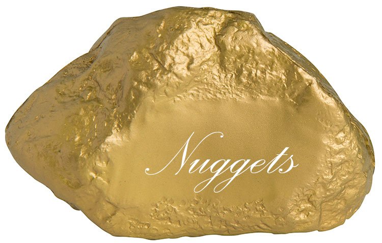 Main Product Image for Imprinted Squeezies (R) Gold Nugget Stress Reliever