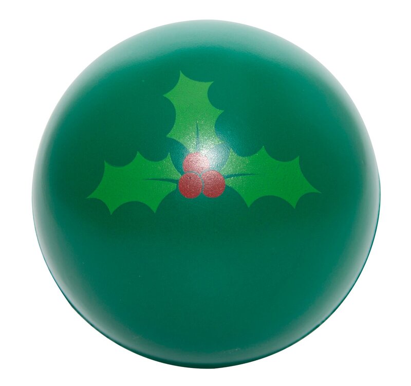 Main Product Image for Promotional Squeezies (R) Holiday Holly Stress Ball