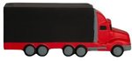 Squeezies(R) Semi Truck Stress Reliever - Red-black