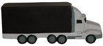 Squeezies(R) Semi Truck Stress Reliever - Silver-black