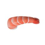 Squeezies(R) Shrimp Stress Reliever - Orange-white