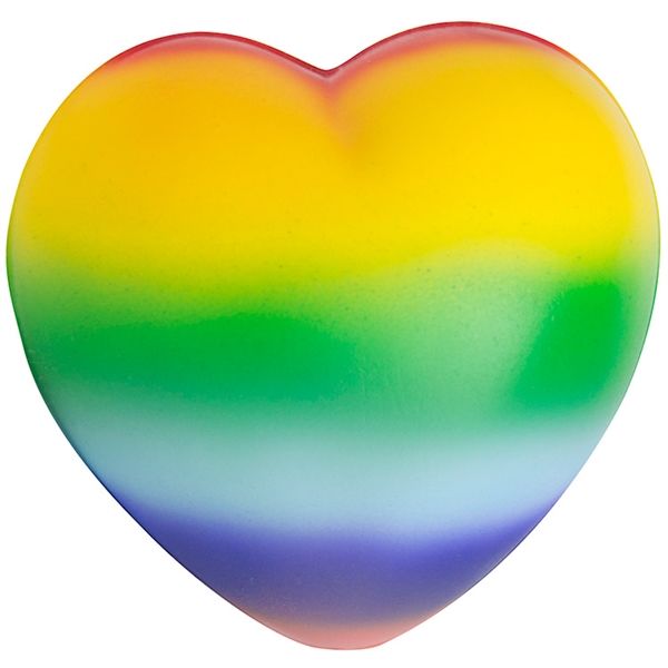 Main Product Image for Custom Squeezies (R) Rainbow Sweet Heart Stress Reliever