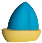 Squeezies Sailboat Stress Reliever - Blue-yellow