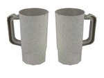 Stadium Cup Beer Stein Single Wall  32 oz. - Granite