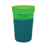 Stadium Cup Color Changing Mood Cup 17 oz - Green to Blue